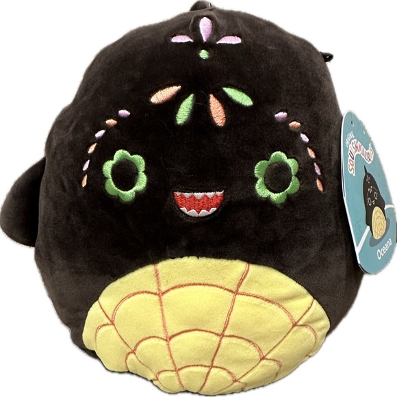 NWT 🇺🇸 Squishmallow Oceana the Day of the Dead Shark 8" - Picture 1 of 6